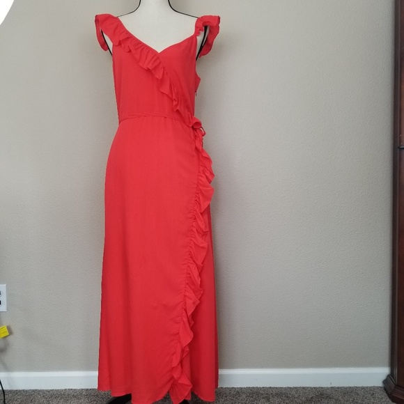 Madewell Dresses & Skirts - Madewell NWT Ruffled Faux Wrap Maxi Dress